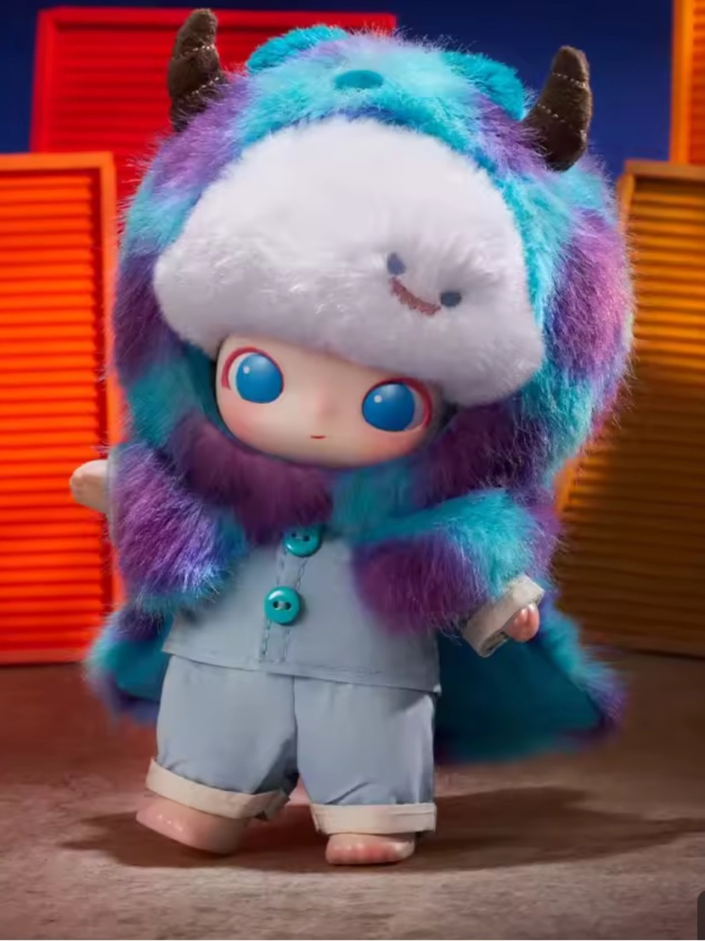 Sulley Dimoo World x Pixar Plush Pendant